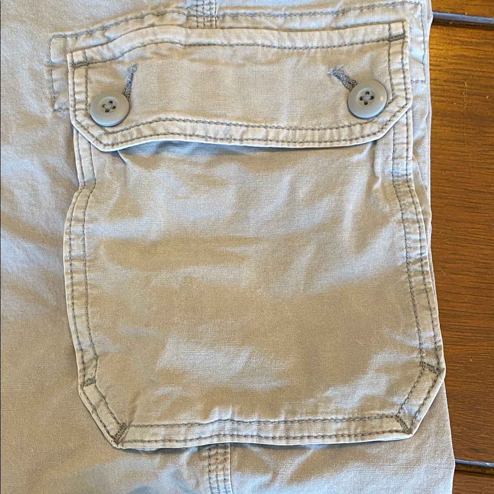 American Eagle Outfitters Light Gray Cargo Pants Women’s Size 4 - Picture 13 of 13